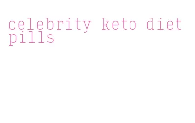 celebrity keto diet pills