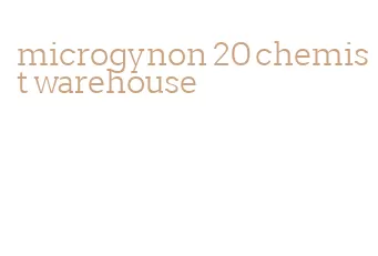 microgynon 20 chemist warehouse