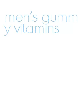 men's gummy vitamins