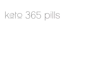 keto 365 pills