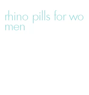 rhino pills for women