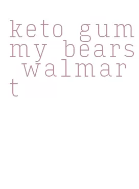 keto gummy bears walmart