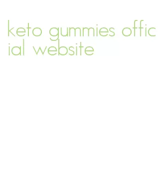 keto gummies official website