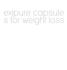 exipure capsules for weight loss