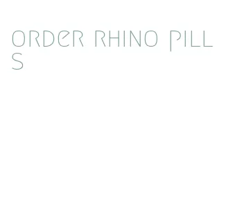 order rhino pills