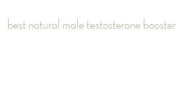 best natural male testosterone booster