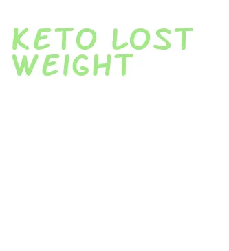 keto lost weight