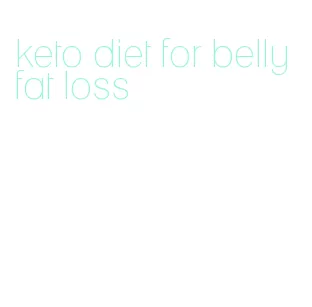 keto diet for belly fat loss