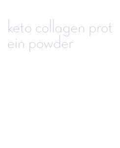keto collagen protein powder