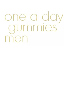 one a day gummies men