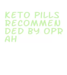 keto pills recommended by oprah