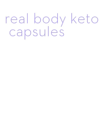 real body keto capsules