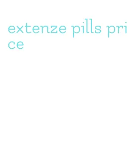 extenze pills price