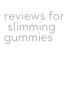 reviews for slimming gummies