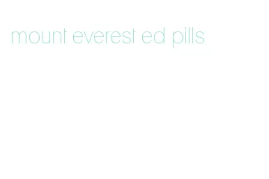 mount everest ed pills