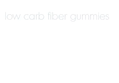 low carb fiber gummies