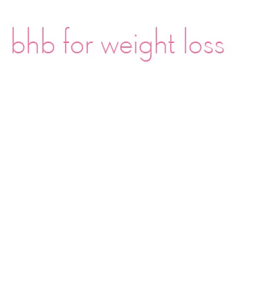 bhb for weight loss