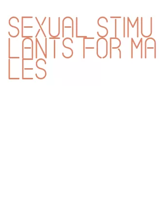 sexual stimulants for males