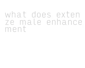 what does extenze male enhancement