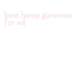 best hemp gummies for ed