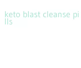 keto blast cleanse pills
