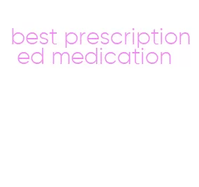 best prescription ed medication