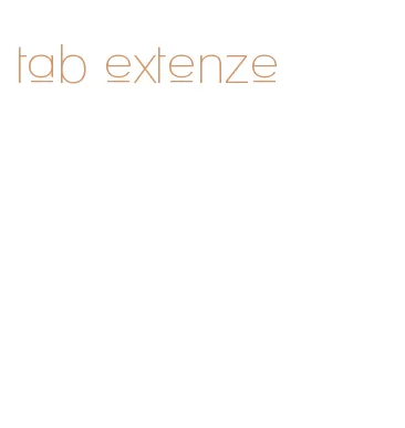 tab extenze