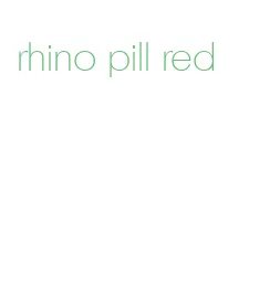 rhino pill red