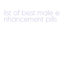 list of best male enhancement pills