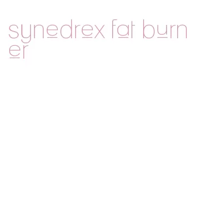 synedrex fat burner