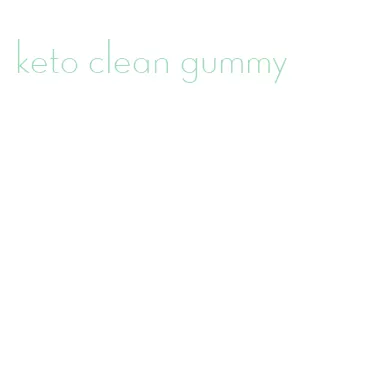 keto clean gummy