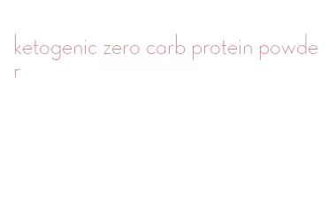 ketogenic zero carb protein powder