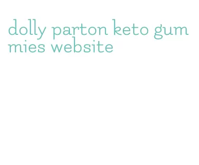 dolly parton keto gummies website