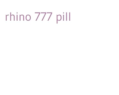 rhino 777 pill