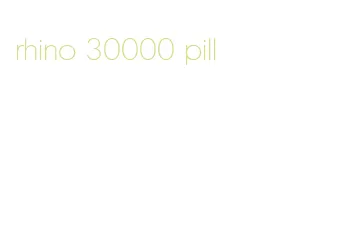 rhino 30000 pill
