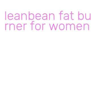 leanbean fat burner for women