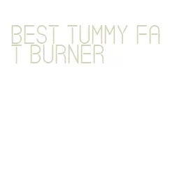 best tummy fat burner