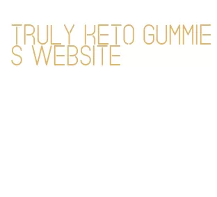 truly keto gummies website