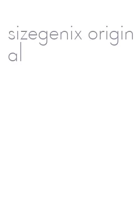 sizegenix original