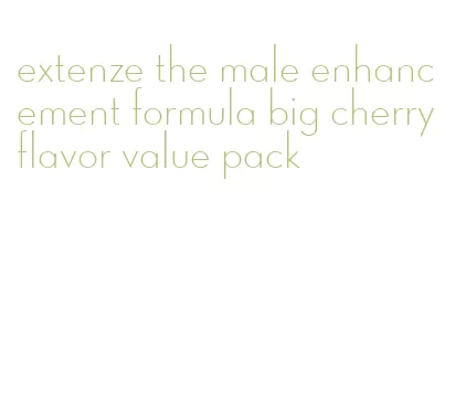 extenze the male enhancement formula big cherry flavor value pack