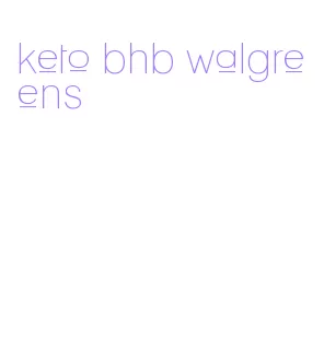 keto bhb walgreens