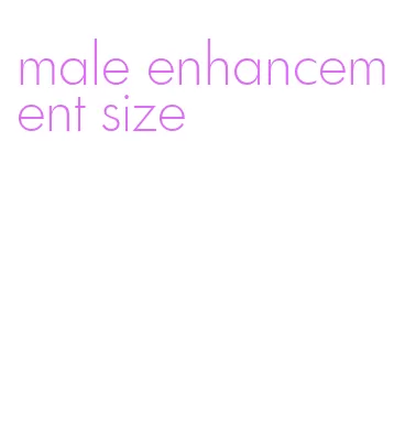 male enhancement size