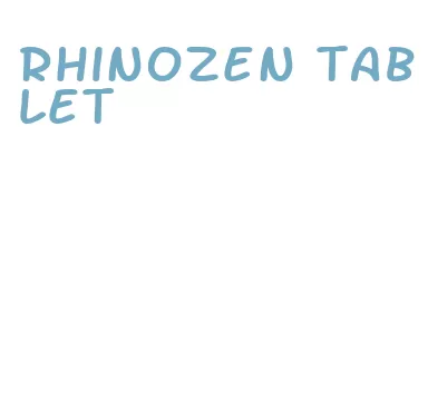 rhinozen tablet