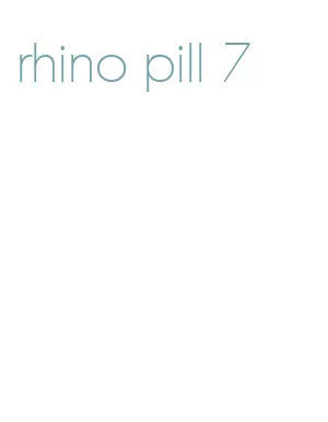 rhino pill 7