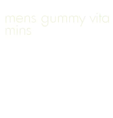 mens gummy vitamins