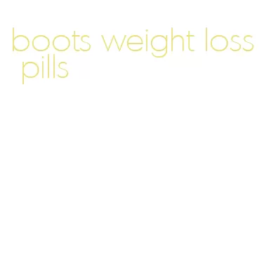 boots weight loss pills