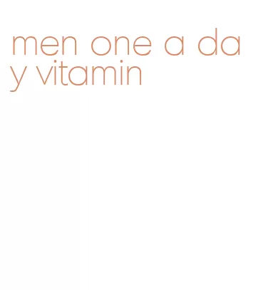 men one a day vitamin