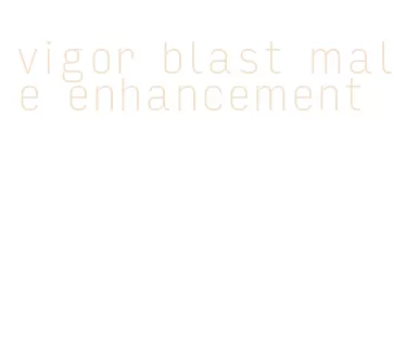 vigor blast male enhancement