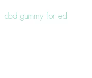 cbd gummy for ed