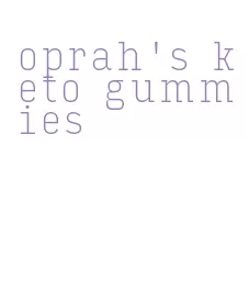 oprah's keto gummies